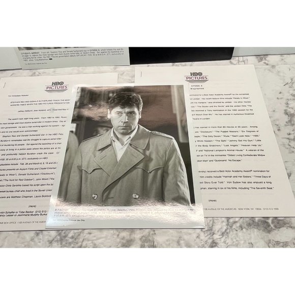 HBO Movie Press Kit Citizen X Stephen Rea Donald Sutherland Slides Photos 1995 - Picture 3 of 7